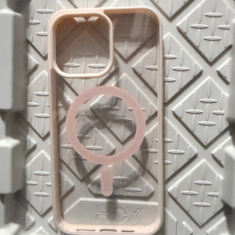 Transparent Pink Phone Case